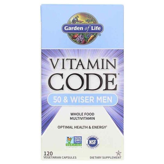 Vitamin Code 50 & Wiser Men Multivitamin, GOL